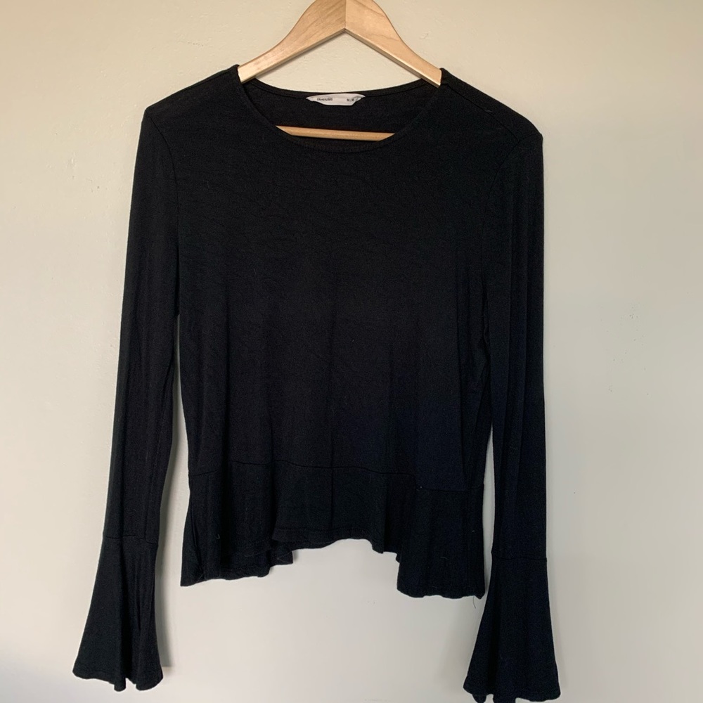 Bell Sleeve Crop Top.
